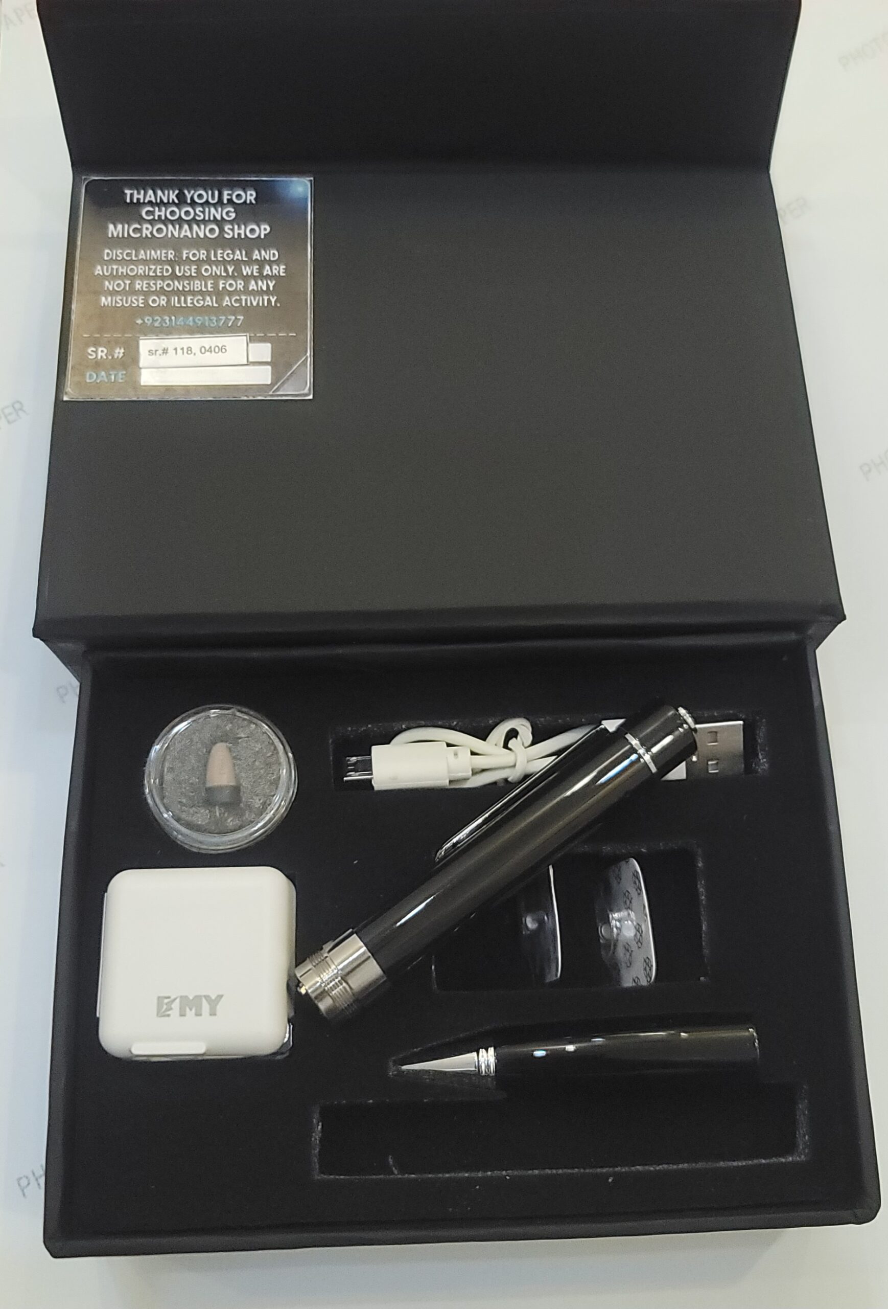 GSM Spy Pen Wireless Inductive Earpiece System | PTA Approved | MicroNanoShop