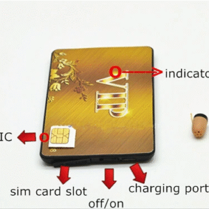 Gsm Card Mobile Card with micro earpiece 108B Front